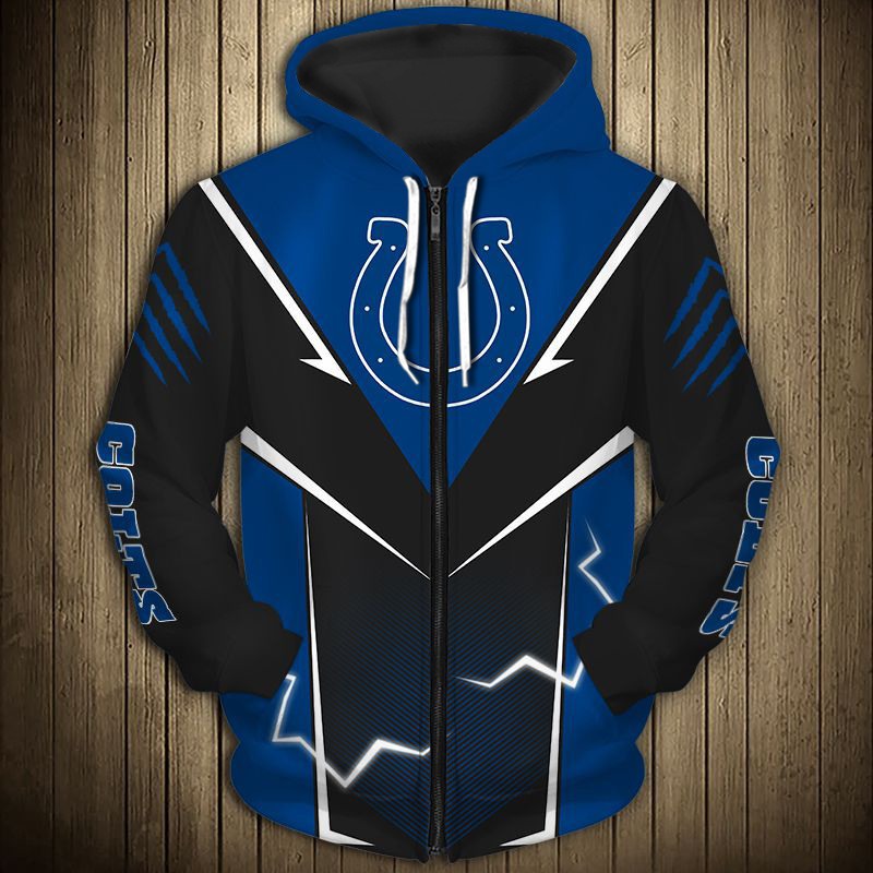 Indianapolis Colts Hoodie lightning graphic gift for men