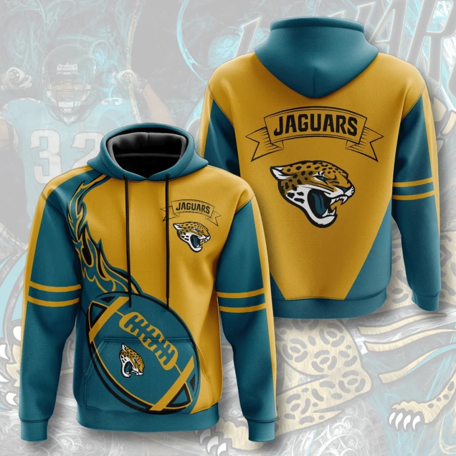 Jacksonville Jaguars Hoodie Flame Balls graphic gift for fans