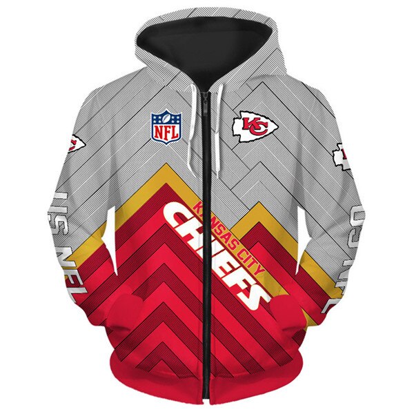 Kansas City Chiefs Hoodie 3D cheap Long Sweatshirt Pullover size S-5XL