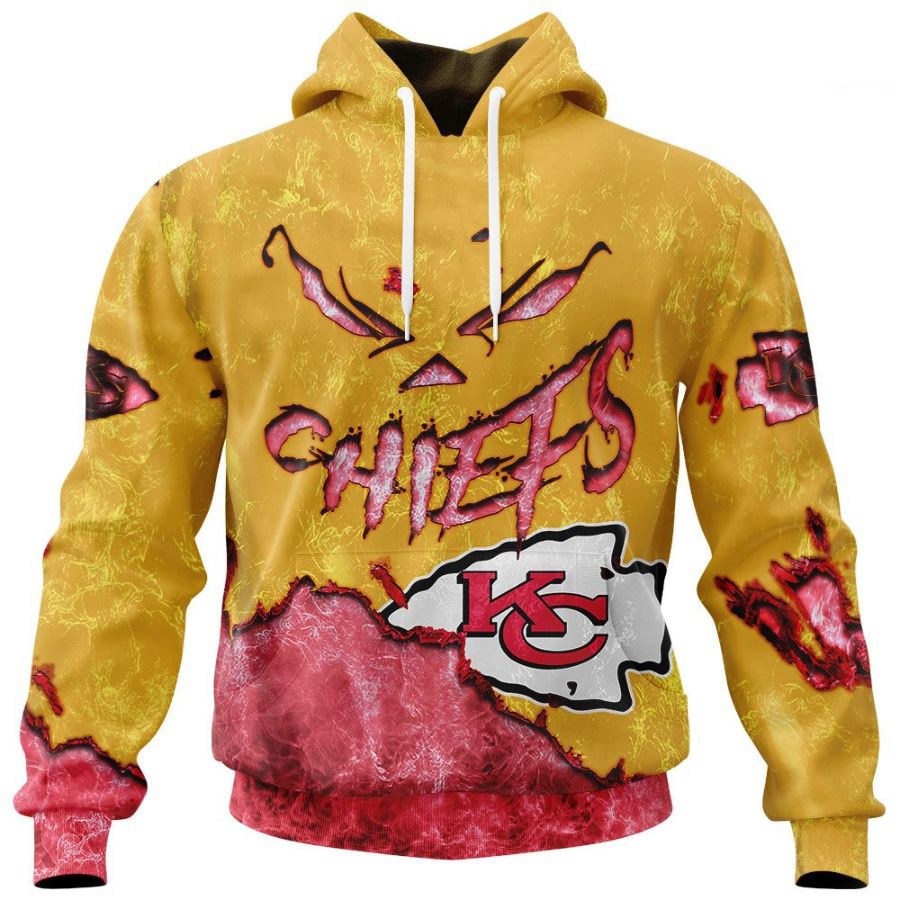 Kansas City Chiefs Hoodie 3D devil eyes gift for fans