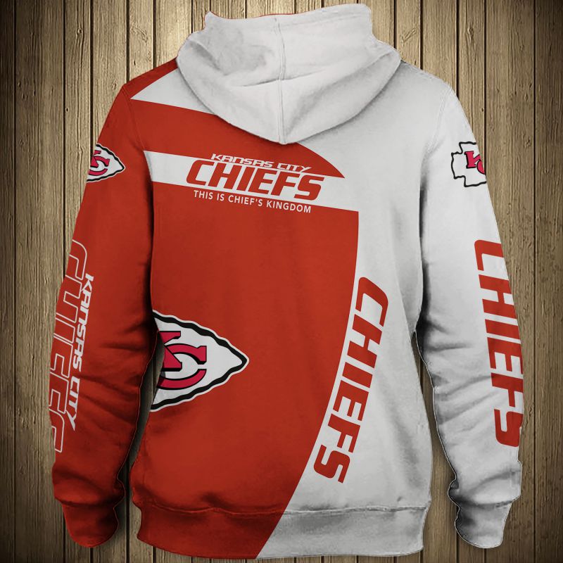 NFL Kansas City Chiefs Red Unisex 3D Hoodie Zip Hoodie For Men And