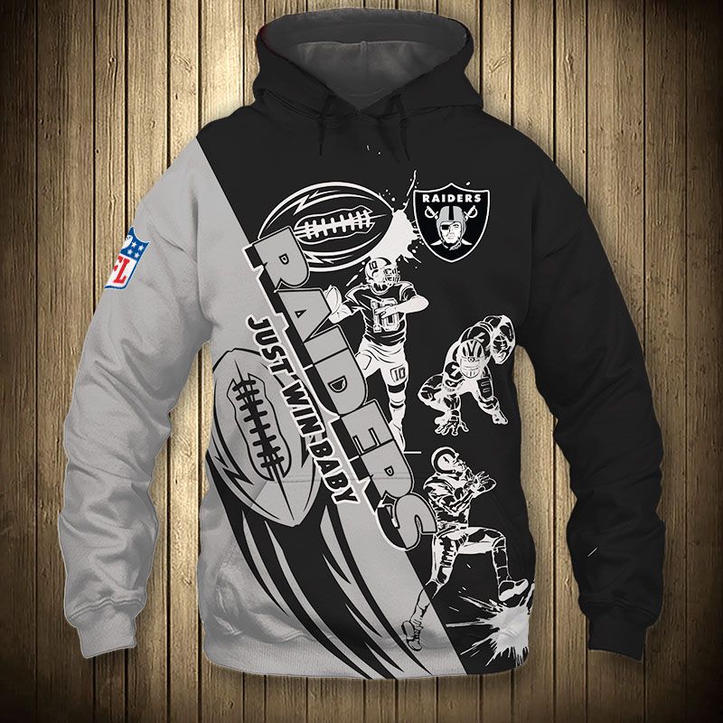 Las Vegas Raiders Logo Football Halloween 3D Hoodie Nfl 3D