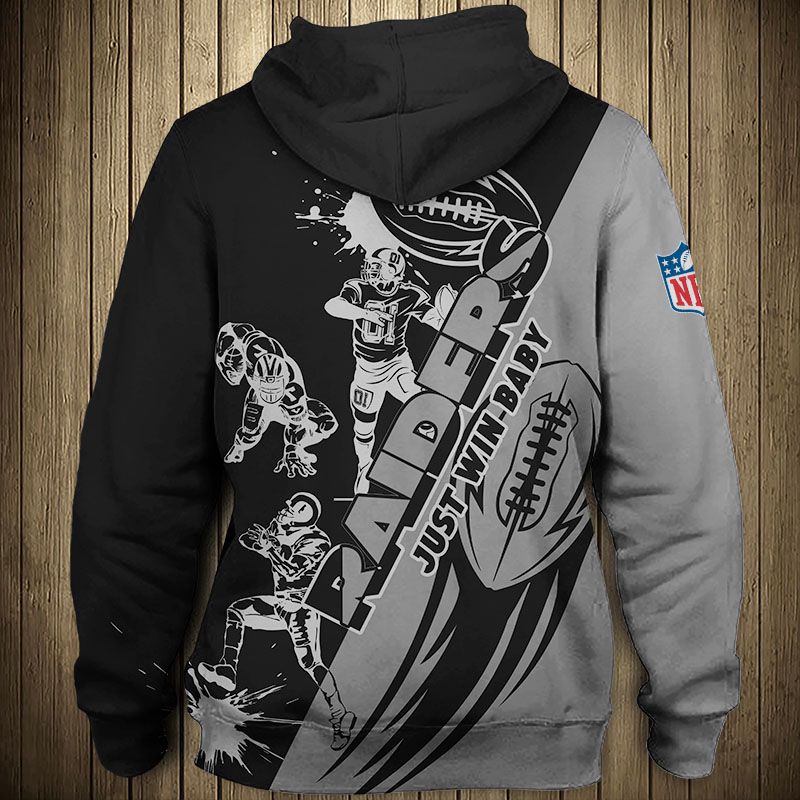 Las Vegas Raiders Hoodie 3D Cartoon player cute Sweatshirt -Jack sport shop