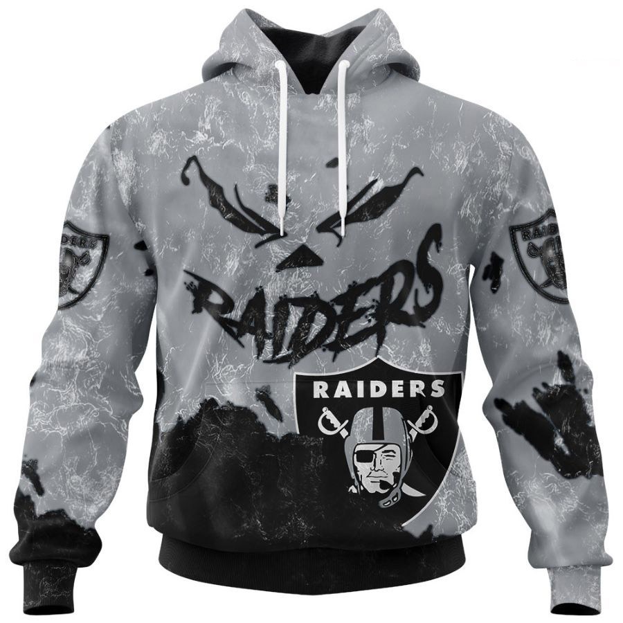 Las Vegas Raiders Hoodie 3D devil eyes gift for fans