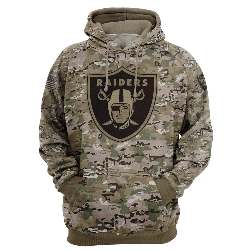 Las Vegas Raiders Hoodie Army graphic Sweatshirt Pullover gift for fans