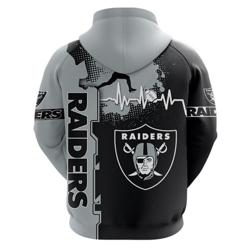 NFL Las Vegas Raiders All Over Print 3D Hoodie Halloween Horrored Gift For  Football Fans in 2023