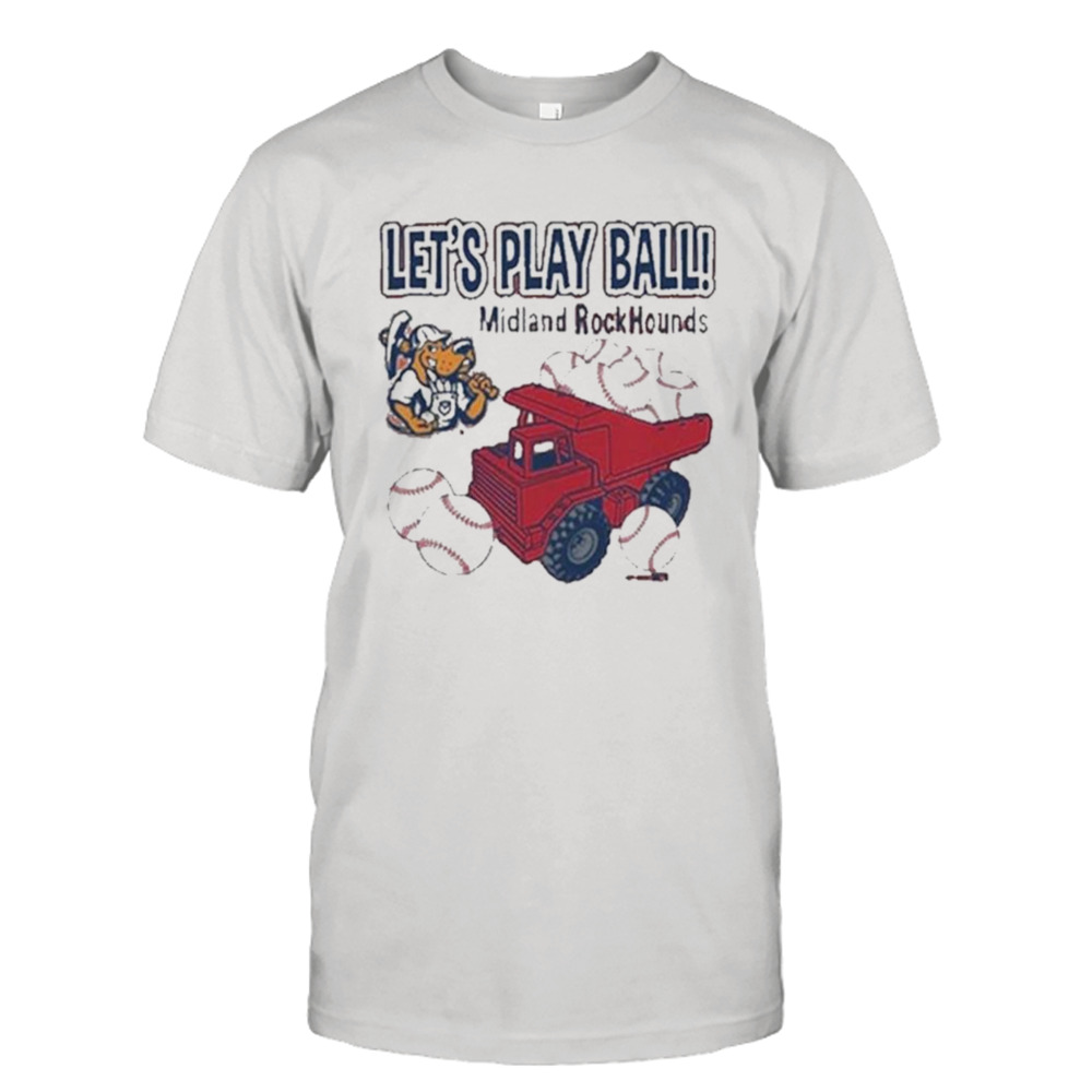 Let’s Play Ball Midland Rockhounds Toddler Trucks Shirt