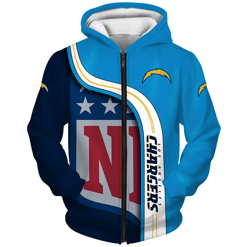 Los Angeles Chargers  3D Hoodie Pullover Sweatshirt NFL for fans