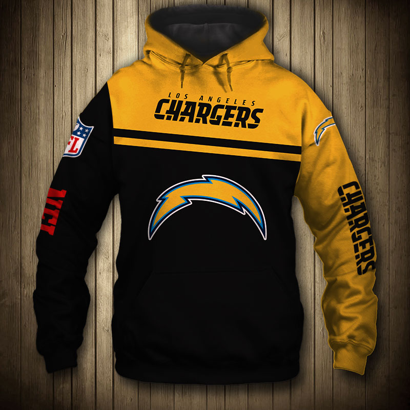 Los Angeles Chargers 3D Skull Zip Hoodie Pullover Sweatshirt for fans