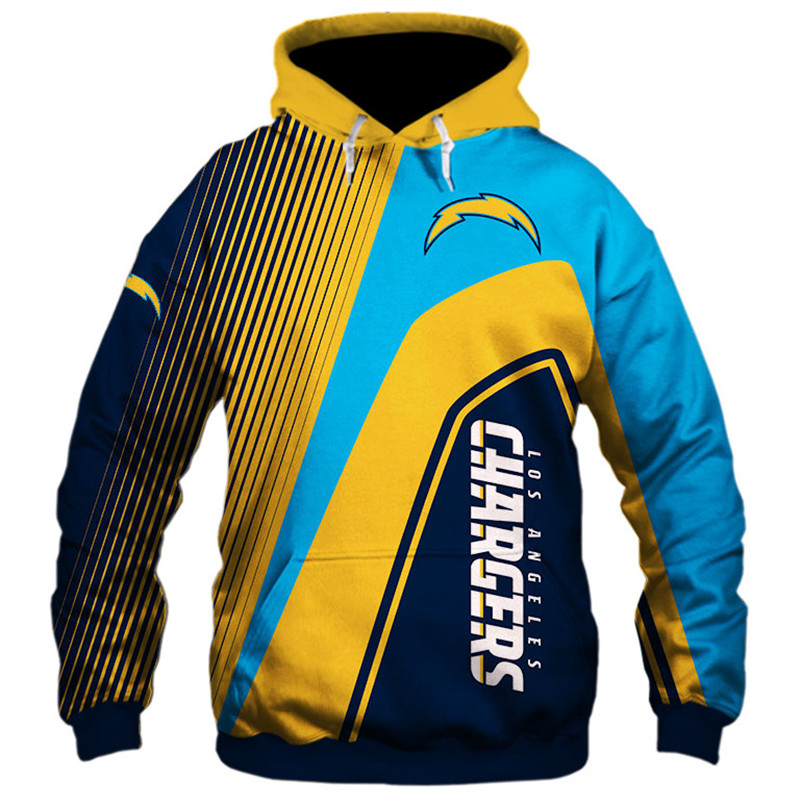 Los Angeles Chargers 3D Zip Hoodie cheap Sweatshirt Pullover NFL