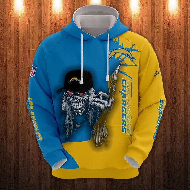 Los Angeles Chargers Hoodie ultra death graphic gift for Halloween