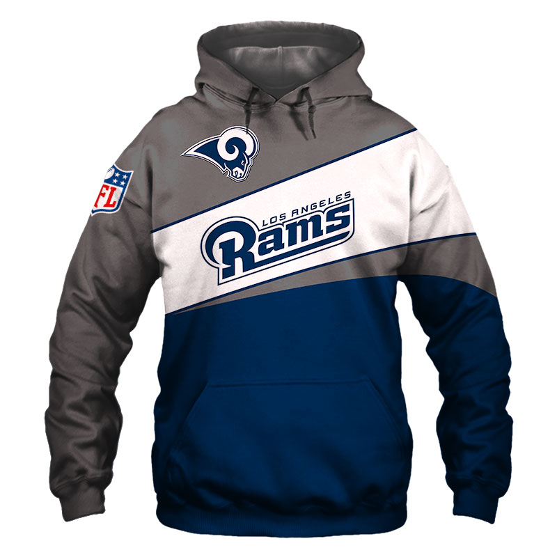 Los Angeles Rams Hoodie 3D Long Sleeve Pullover new season