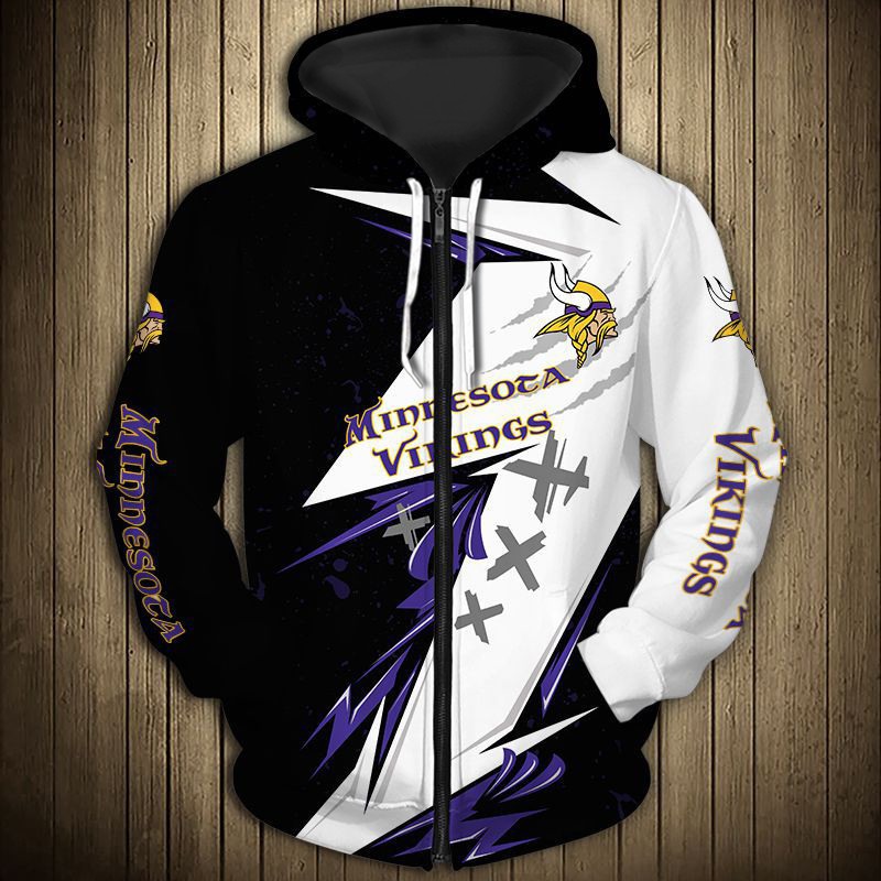 Minnesota Vikings Hoodie Thunder graphic gift for men