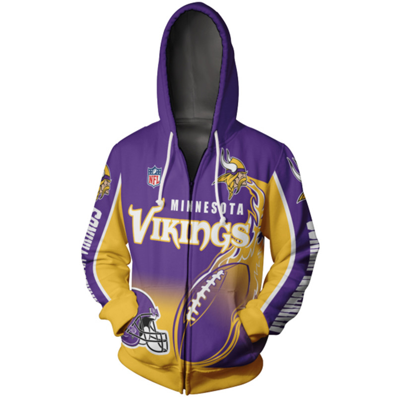 Minnesota Vikings hoodies Cute Flame Balls graphic gift for men