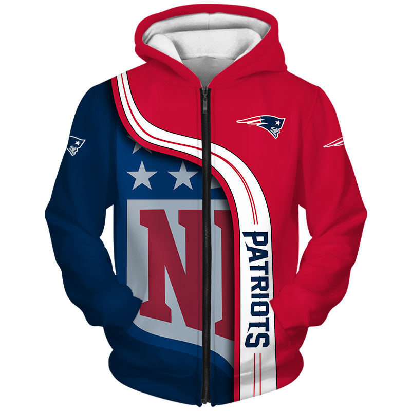 New England Patriots 3D Hoodie Pullover Sweatshirt NFL for fans