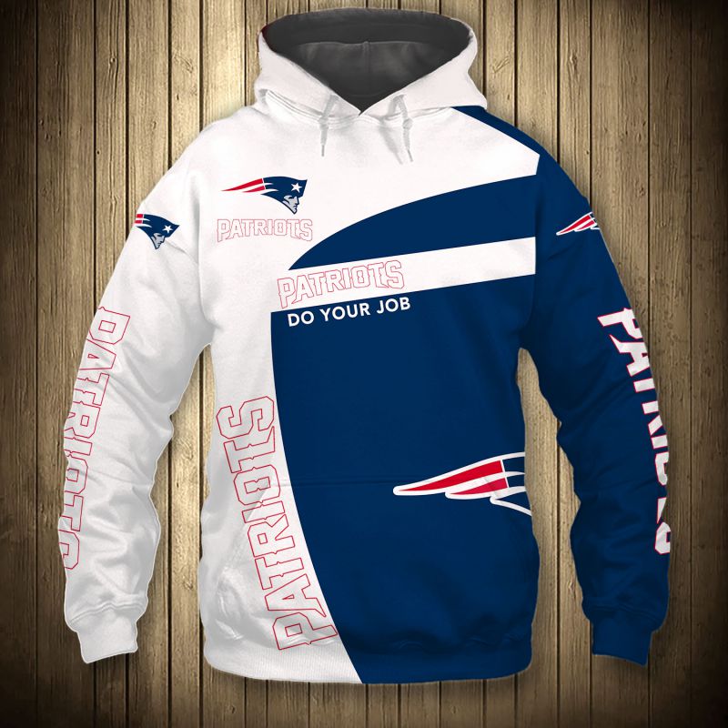 New England Patriots Hoodie 3D cheap Long Sweatshirt Pullover size