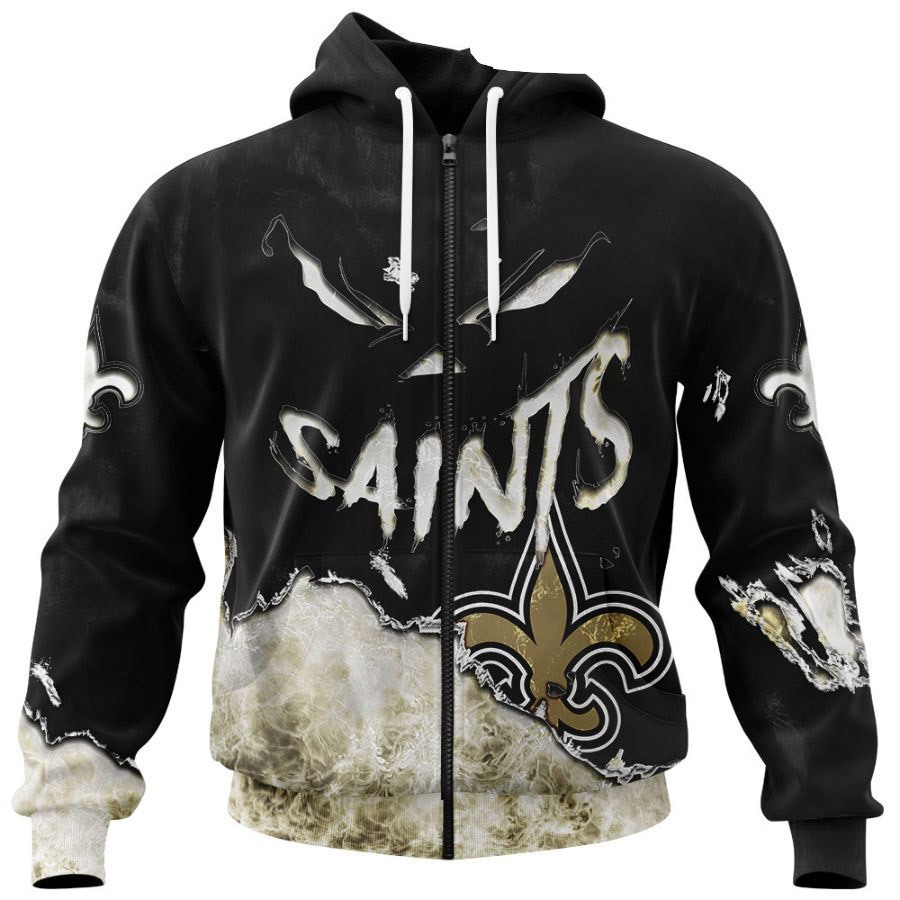 Cheapest NFL Hoodies 3D Men New Orleans Saints Hoodies Sweatshirt