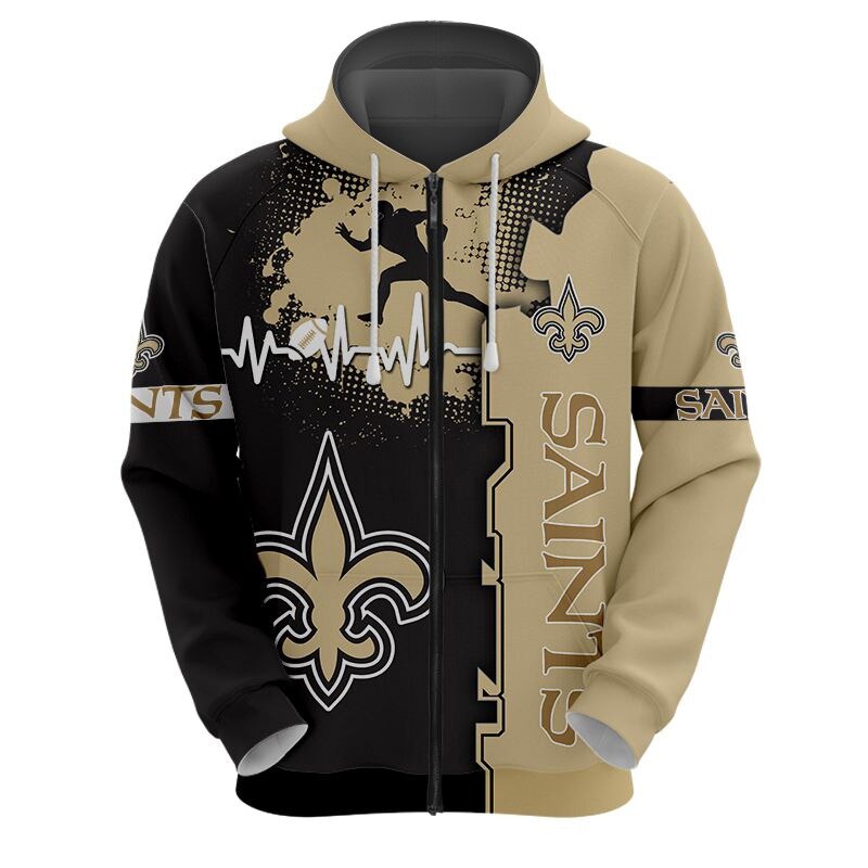 New Orleans Saints Halloween 3D Hoodie Nfl 3D Sweatshirt - Best