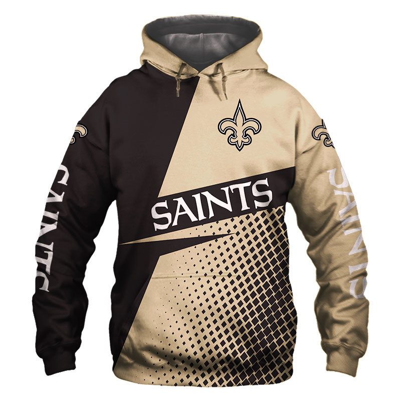 New Orleans Saints NFL Team Youth Apparel Hooded Pullover Sweatshirt Med (8)