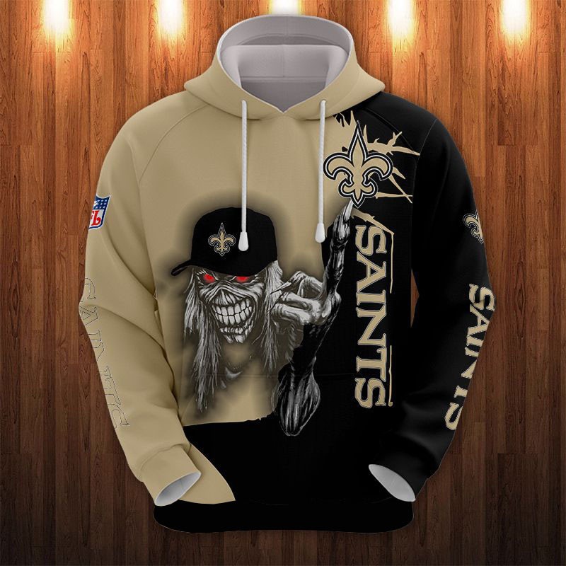 New Orleans Saints Hoodie ultra death graphic gift for Halloween