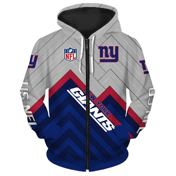 New York Giants hoodie 3D cheap Long Sweatshirt Pullover size S-5XL