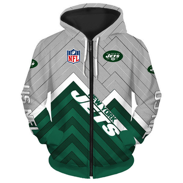 New York Jets Hoodie 3D cheap Long Sweatshirt Pullover size S-5XL