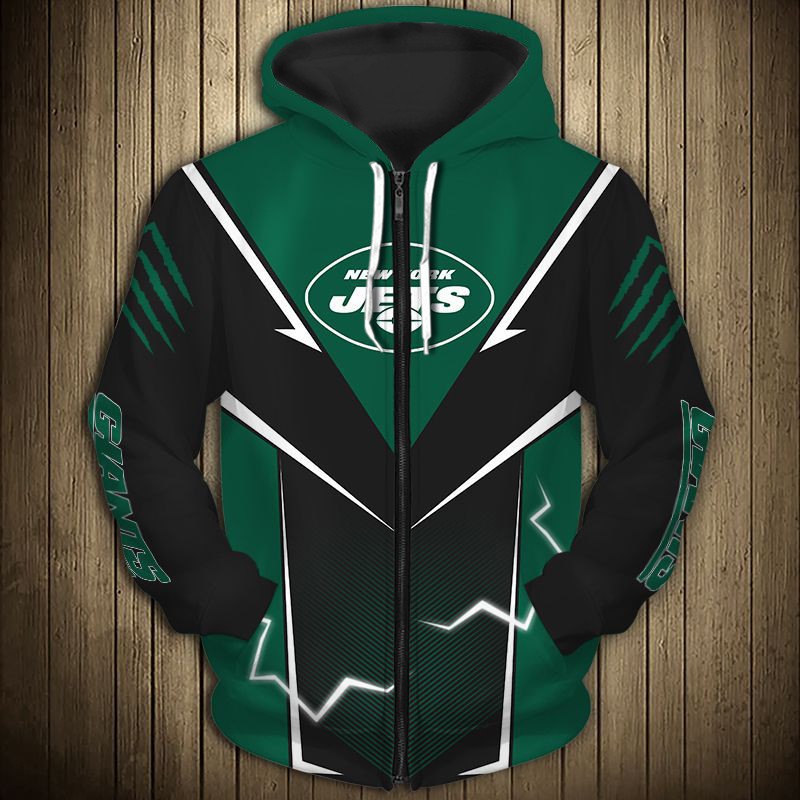 New York Jets Hoodie lightning graphic gift for men