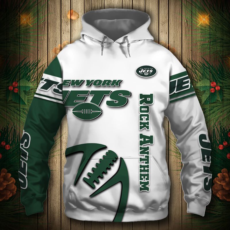 New York Jets hoodie 3D Graphic balls cheap Sweatshirt Pullover