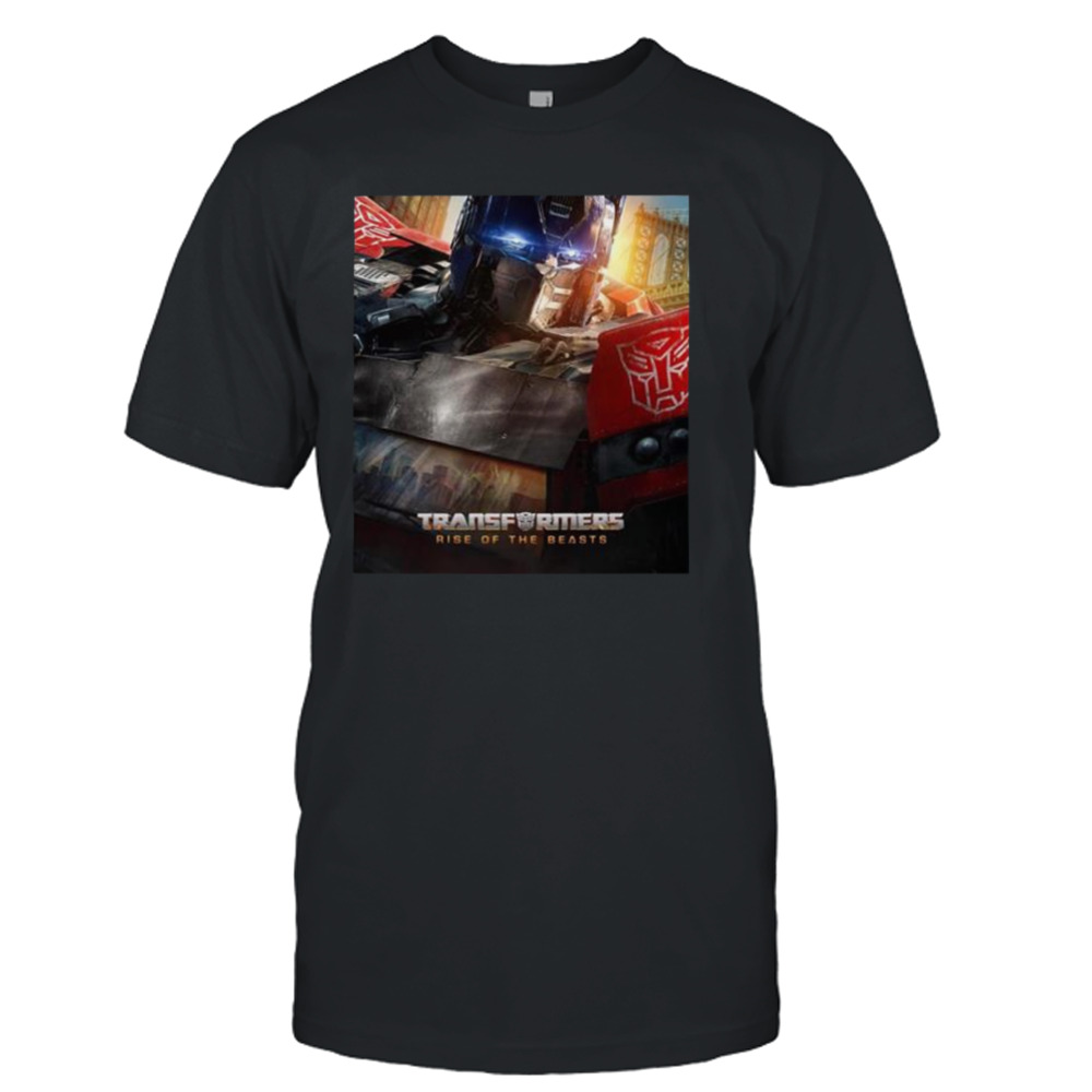 Optimus prime in transformers rise of the beasts first shirt