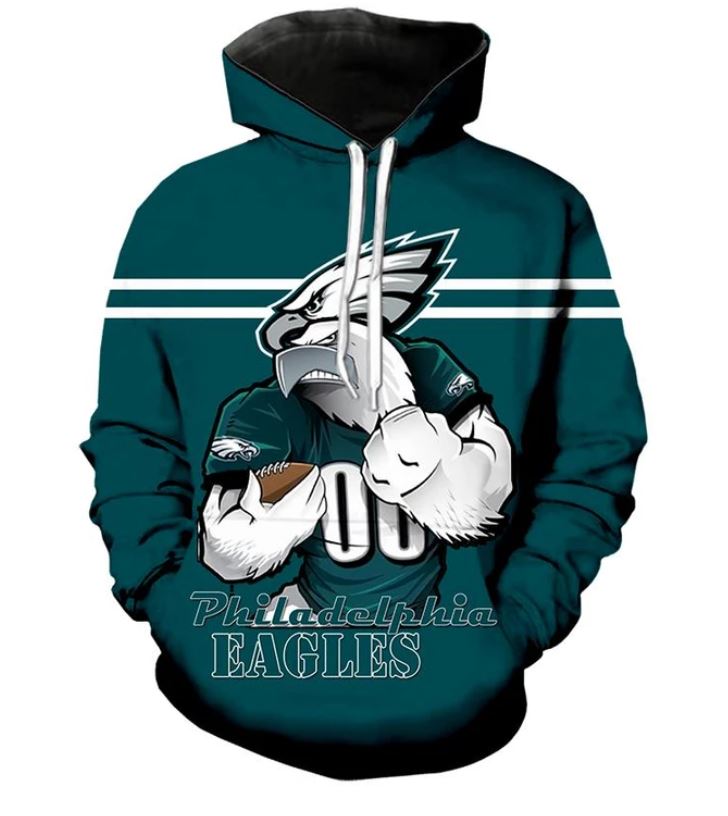 Philadelphia Eagles Hoodie Ultra-cool design style #1 Pullover NFL