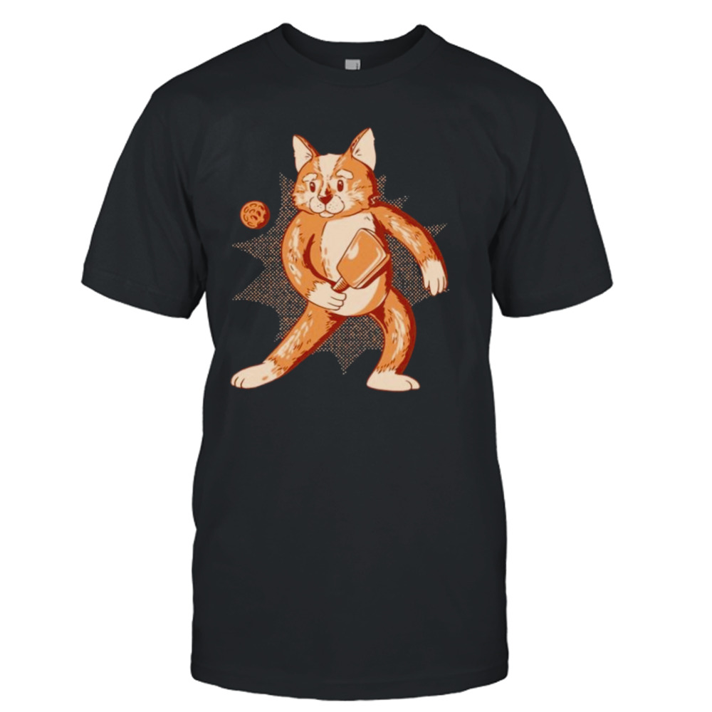 Pickleball Cat Shirt