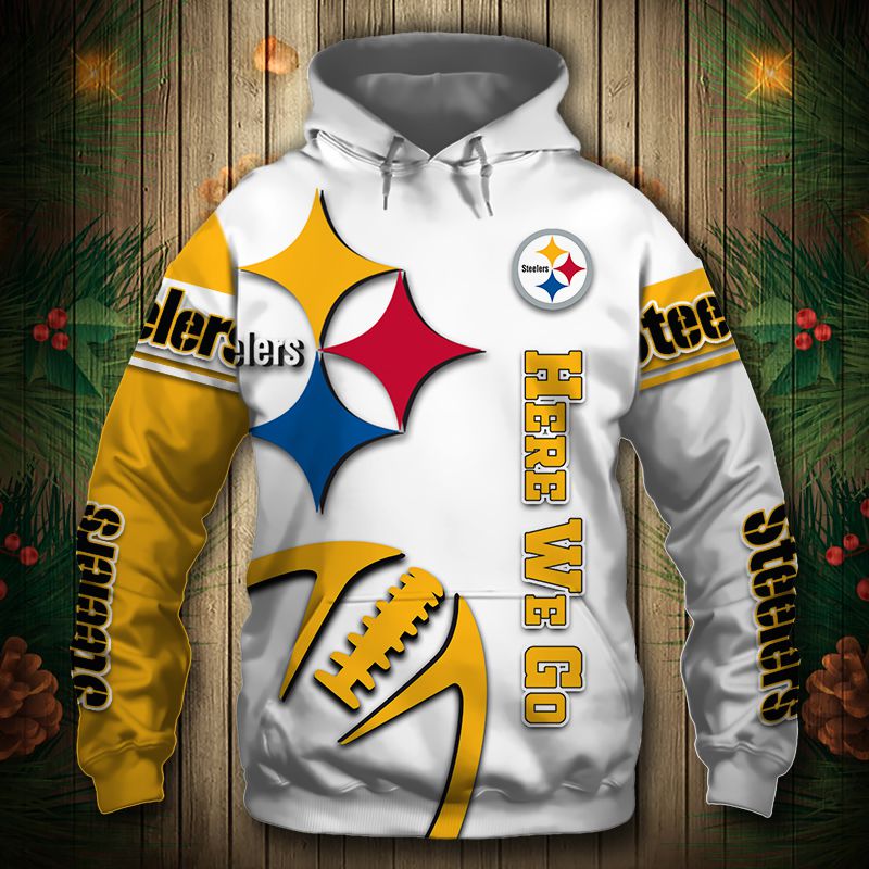 Pittsburgh Steelers Hoodie 3D Graphic balls cheap Sweatshirt Pullover