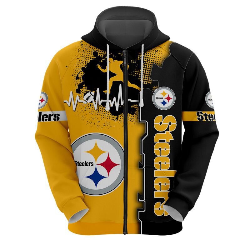 Death Pittsburgh Steelers 3D Hoodie All Over Print Pittsburgh Steelers Fan  Gifts - T-shirts Low Price