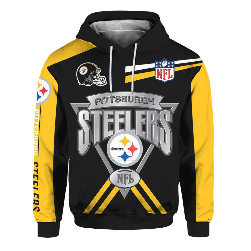 Pittsburgh Steelers Hoodie 3D Military Black Steelers Gift