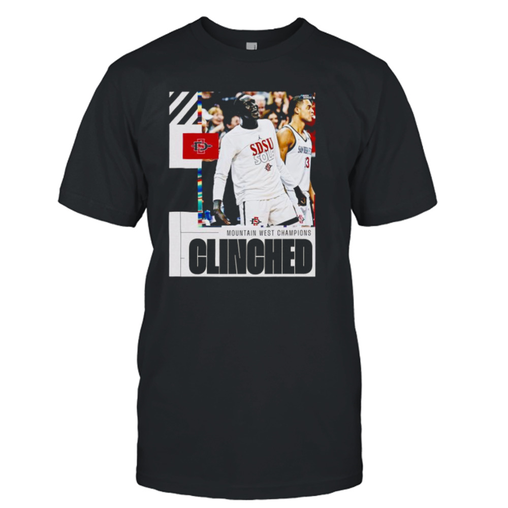 San Diego State Aztecs 2023 NCAA clinched March Madness shirt