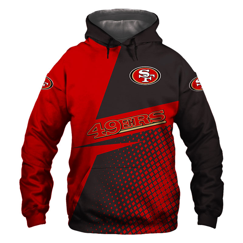 San Francisco 49ers 3D Hoodies death smoke graphic Gift For Mens