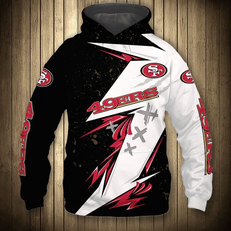 San Francisco 49ers Hoodie Thunder graphic gift for men