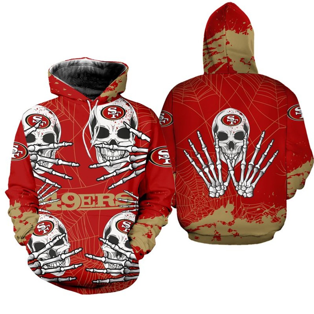 San Francisco 49ers 3D Hoodies 3 lines graphic Gift For Mens