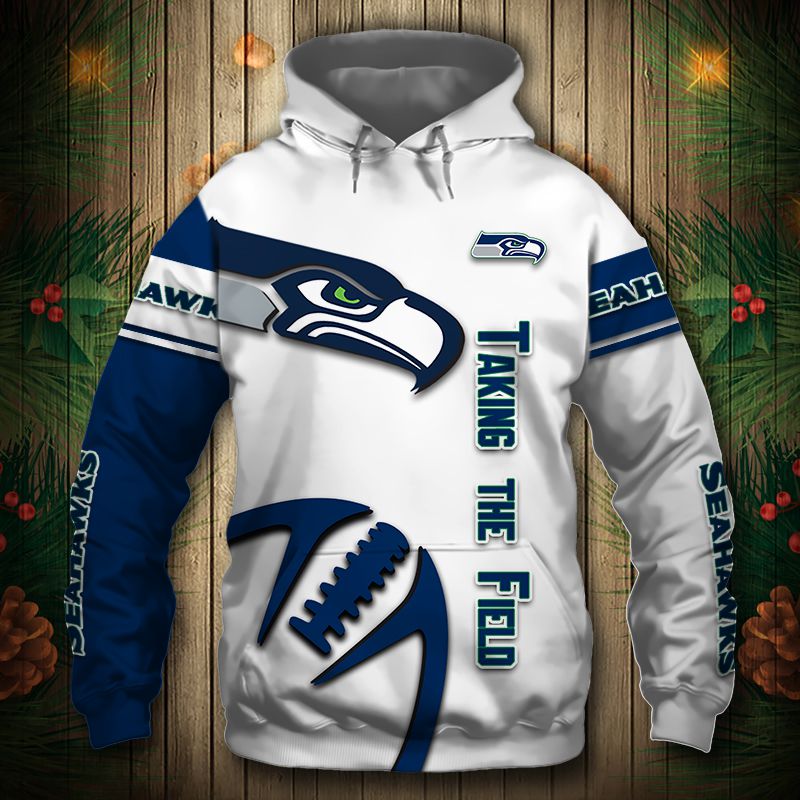 Seattle Seahawks Hoodie 3D Graphic balls cheap Sweatshirt Pullover