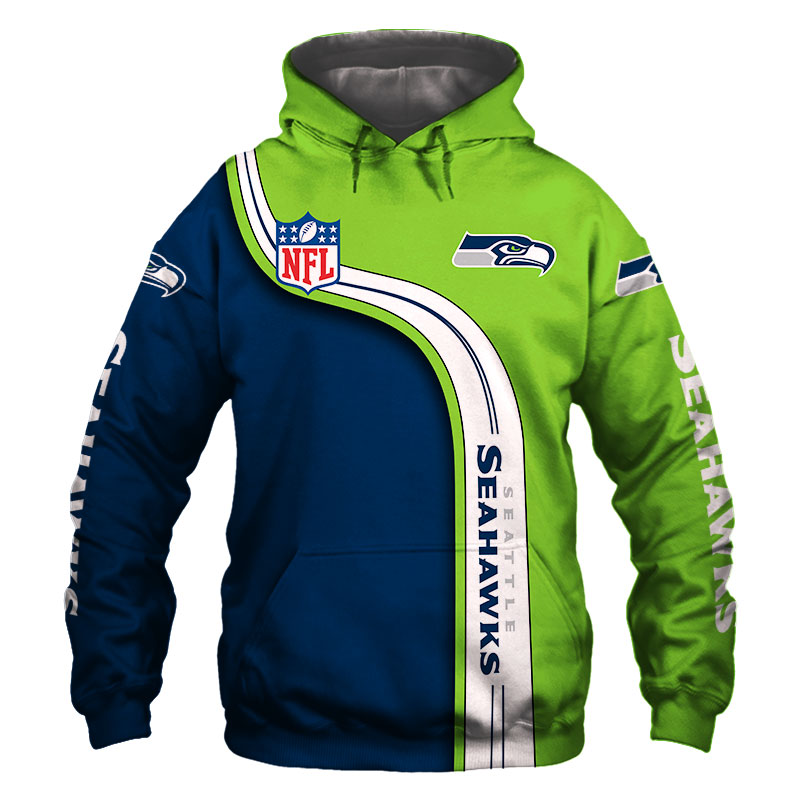 Seattle Seahawks Hoodie 3D cute Sweatshirt Pullover gift for fans