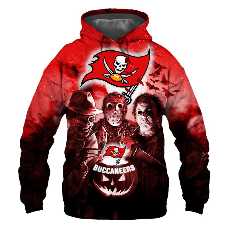 Tampa Bay Buccaneers Hoodie 3D Halloween Horror night gift for fans