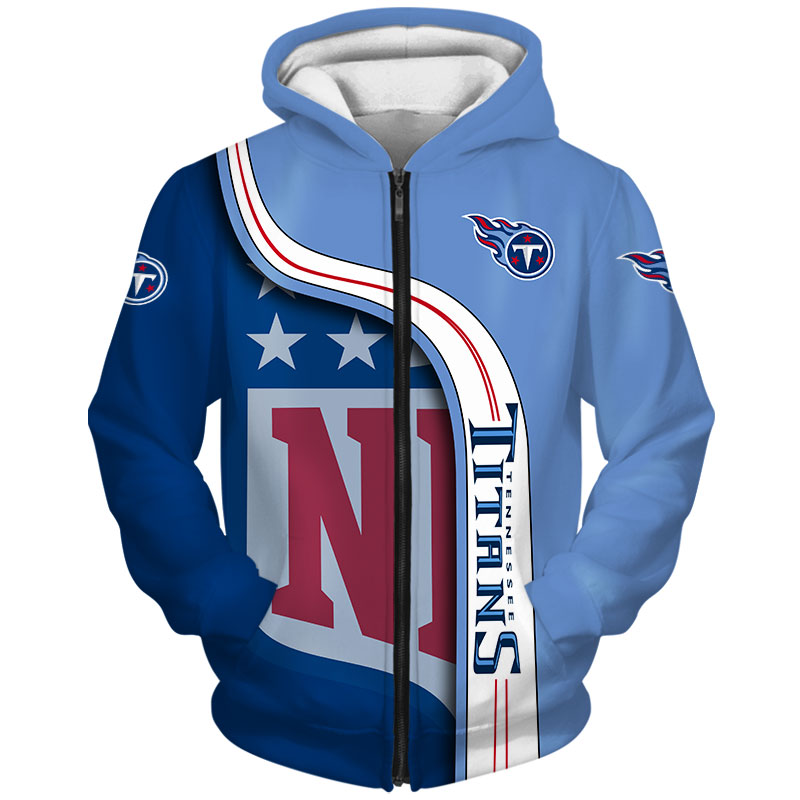 Tennessee Titans Hoodie 3D Pullover Sweatshirt NFL for fans