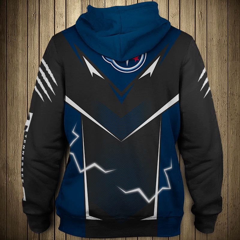 Personalized Tennessee Titans Style Blue Premium Hoodie 3D For Men Size  S-5XL