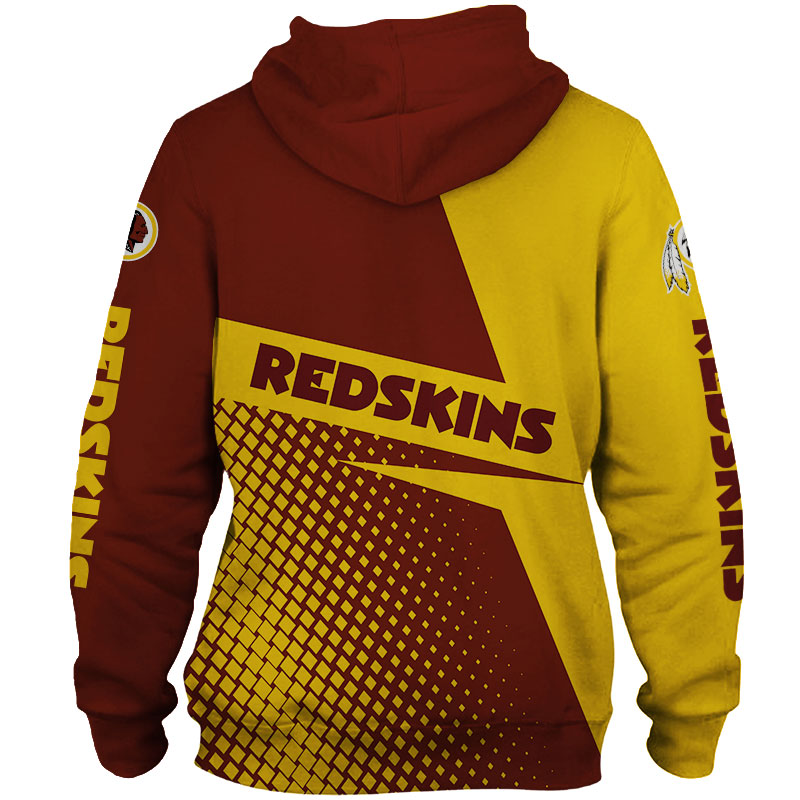 Men's Washington Redskins Hoodies 3D, Zip Hoodies – 4 Fan Shop