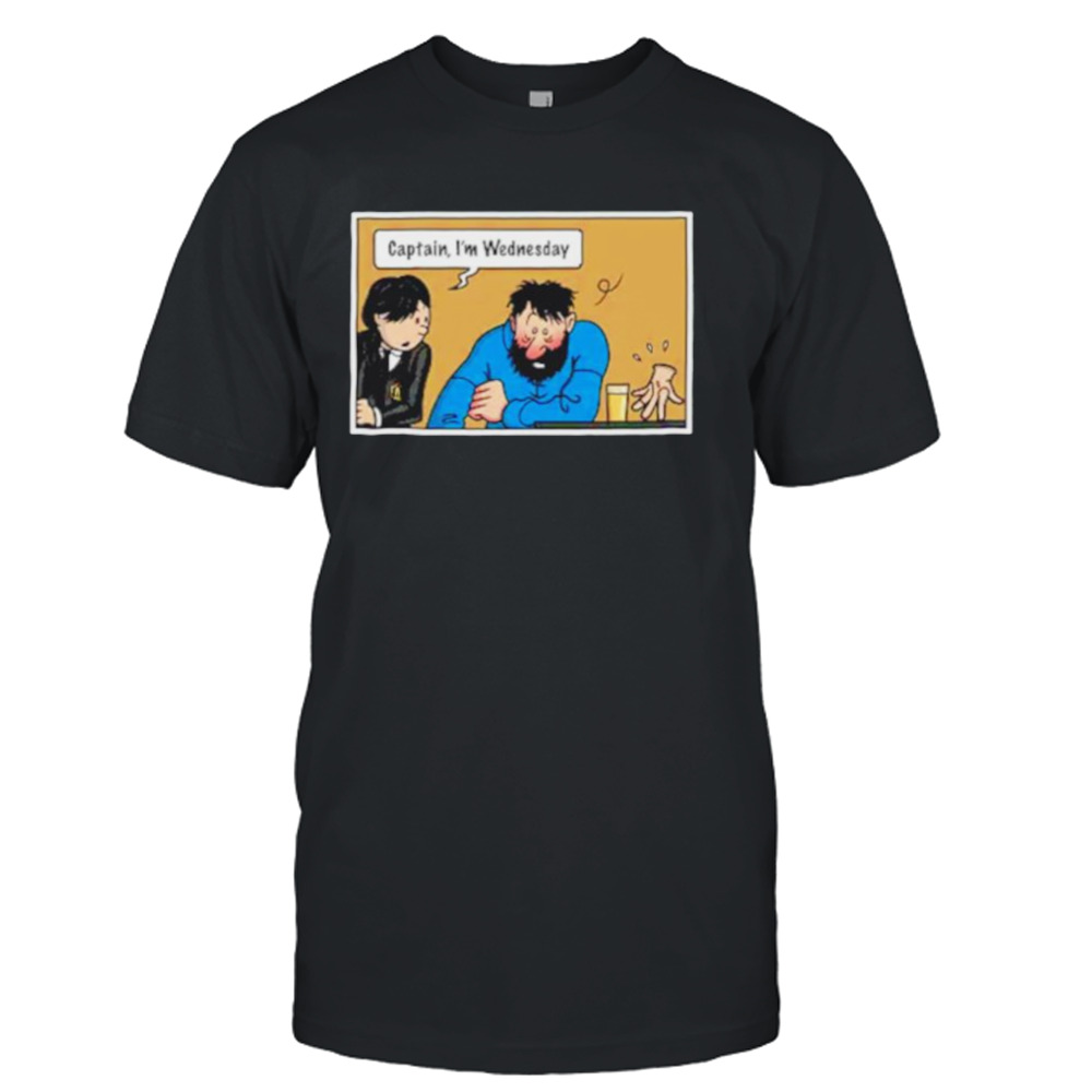 Wednesday Meme Captain I’m Wednesday Shirt