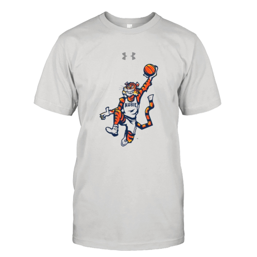 Auburn Basketball Players Wearing Aubie Auburn Tiger shirt
