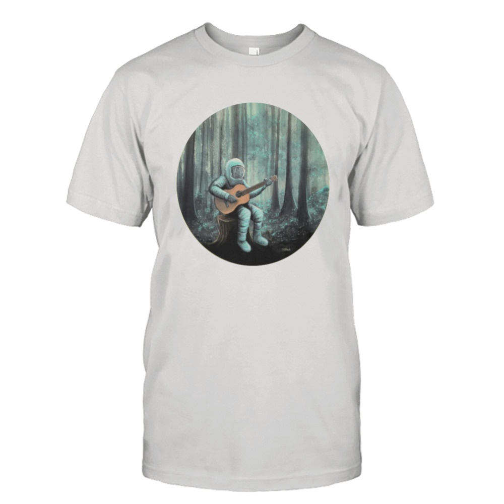 Astronaut Playing Guitar Music Shirt