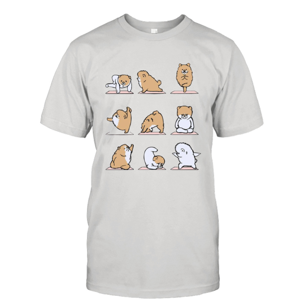 Cute Pomeranian Yoga shirt