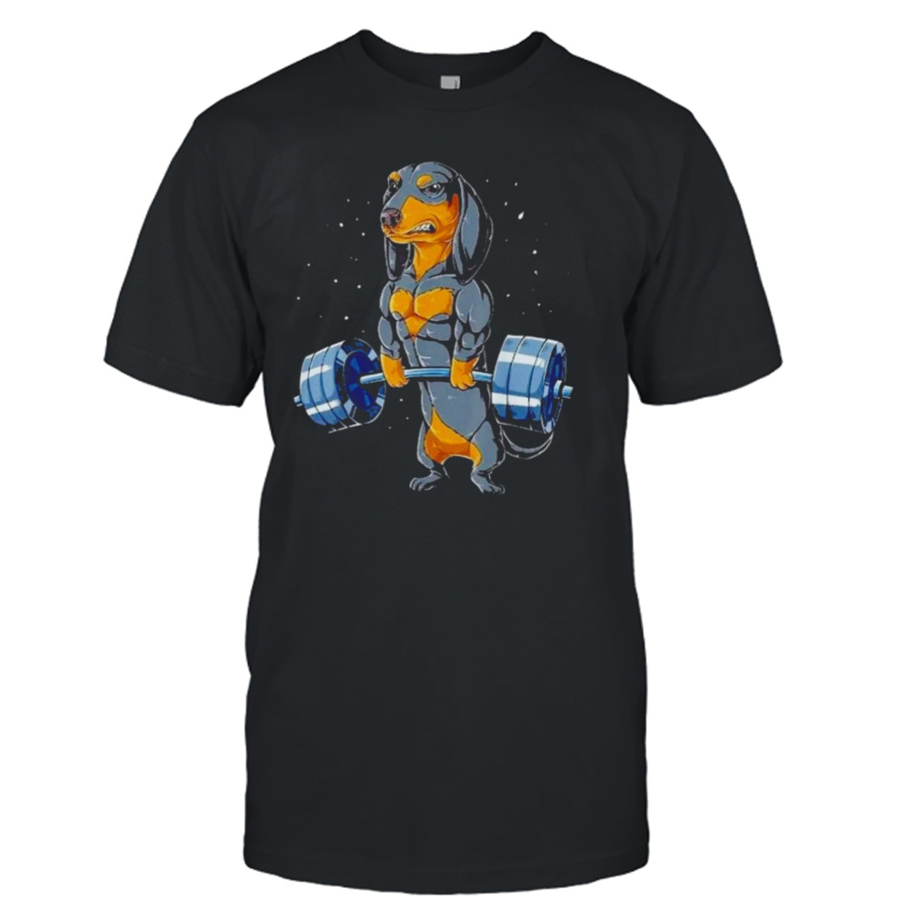 Gymnase d’haltérophilie teckel shirt