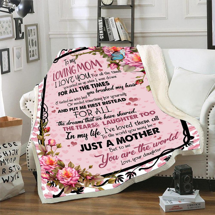 Mom Blanket, Mothers Day Birthday Gifts For Mom From Daughter Son, To My Mom  Blanket, Mom Gifts, Gifts For Anniversary Mom Birthday Gifts, Mom Blanket  From Son, Throw Blanket, S-130*150cm 